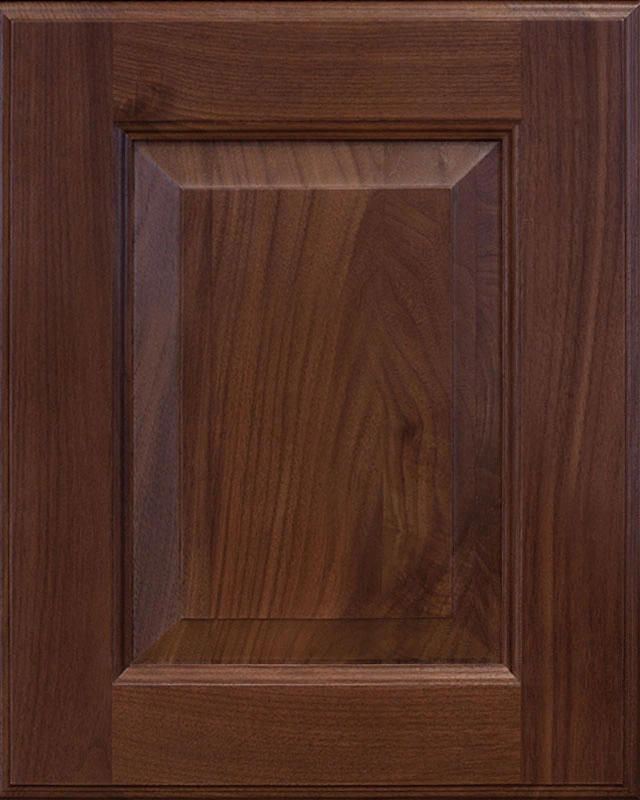 Cooperstown Tedd Wood Landmark door in Leather Brown / Walnut