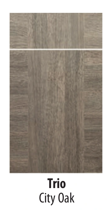 Trio Tedd Wood Luxury Line material sample in City Oak